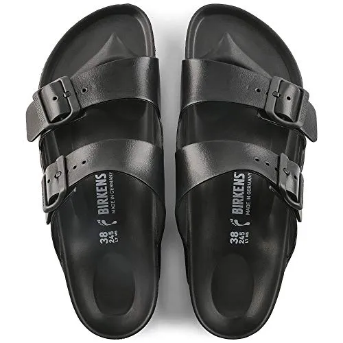 0129421 BIRKENSTOCK MEN'S ARIZONA EVA SANDALS SIZE MEN 8 WOMEN 10 BLACK - Like New