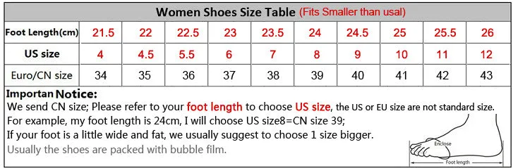 2020 New Candy Color Women Shoes includes Plus Sizes