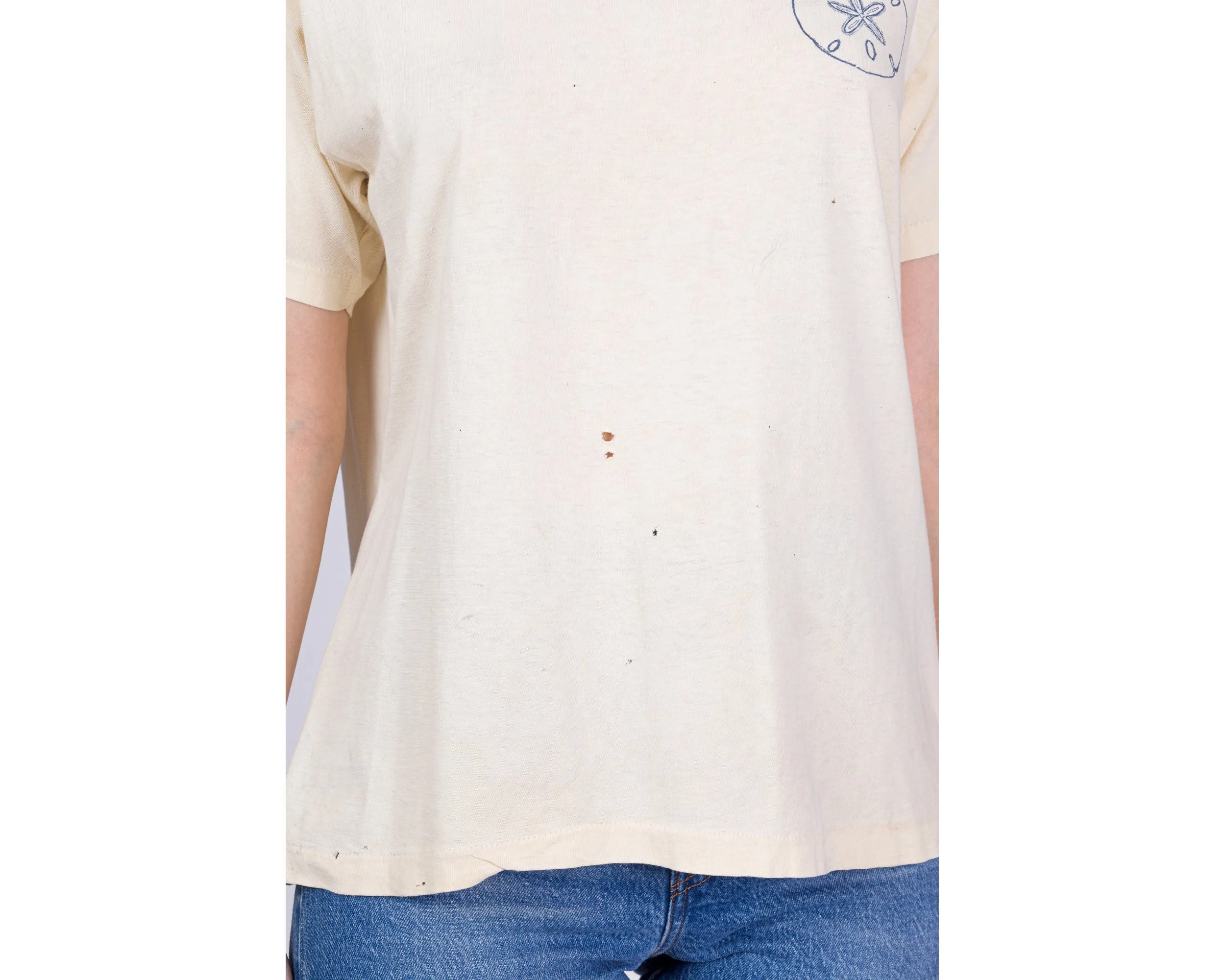 70s 80s Pawleys Island Sand Dollar T Shirt - Men's Medium, Women's Large