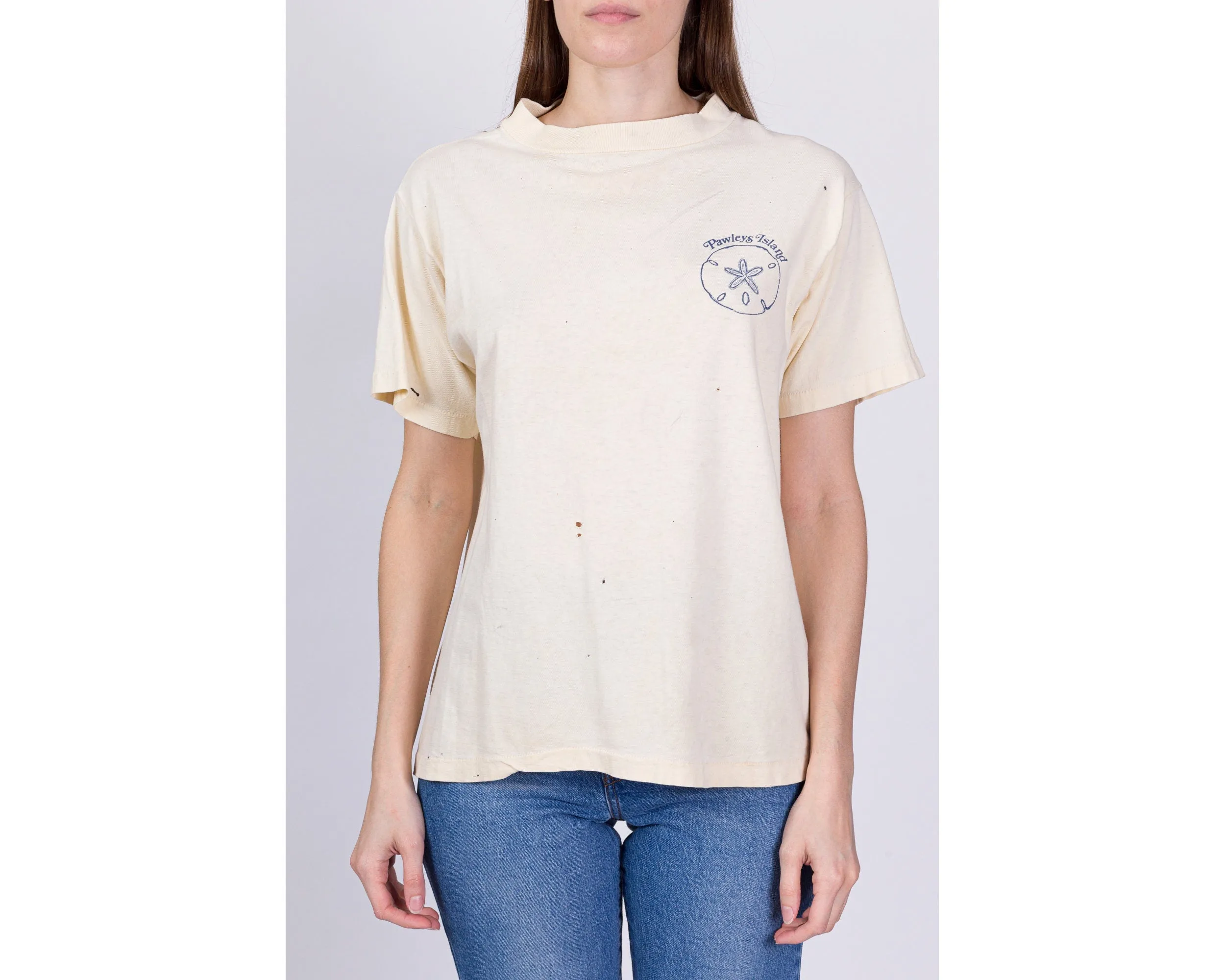 70s 80s Pawleys Island Sand Dollar T Shirt - Men's Medium, Women's Large