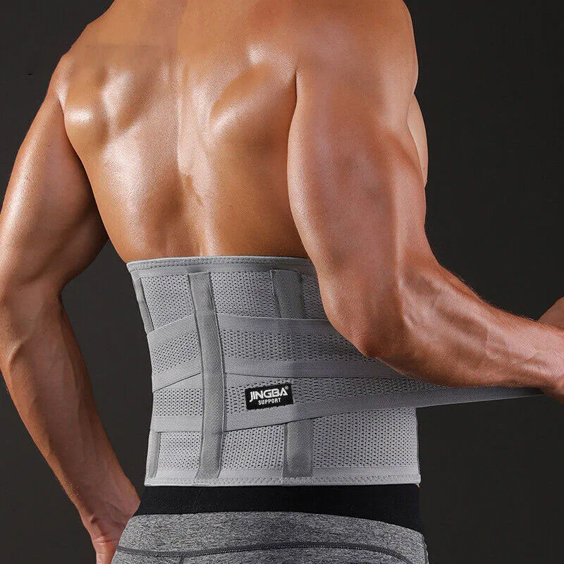 Adjustable Orthopedic Back Support Belt Unisex Lumbar Brace Waist Trainer