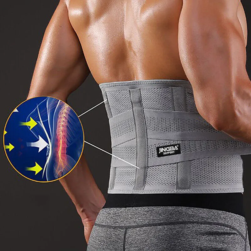 Adjustable Orthopedic Back Support Belt Unisex Lumbar Brace Waist Trainer