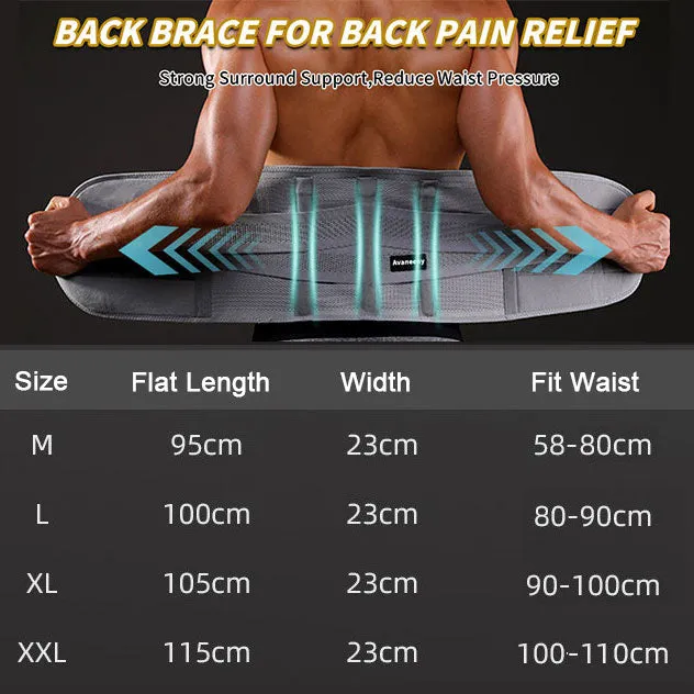 Adjustable Orthopedic Back Support Belt Unisex Lumbar Brace Waist Trainer