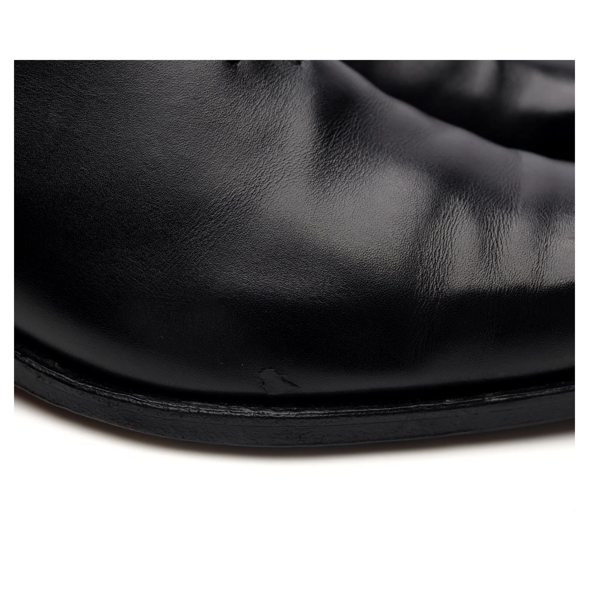'Alex' Black Leather Wholecut Oxford UK 9 E