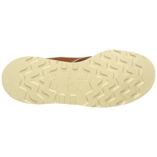 American Heritage 8" Tobacco Safety Toe Plain Toe Maxwear Wedge