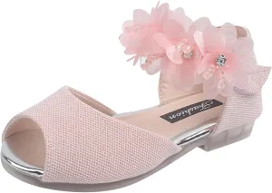 Baby Shoes Girl Size 3 Sandals Girls Rhinestone Flower Shoes Low Heel Flower Toddler Winter Shoes Girls Size 9