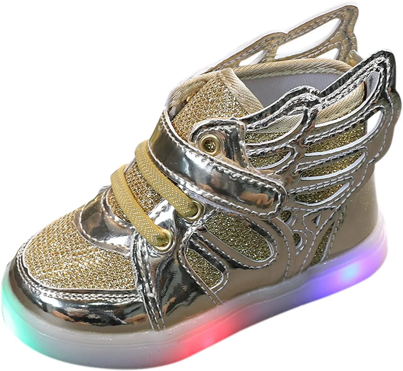 Baby Slip on Shoes Bling Children Luminous Girls Light Led Sneakers Kids Baby Shoes Sport Baby Shoes White Toddler Shoes