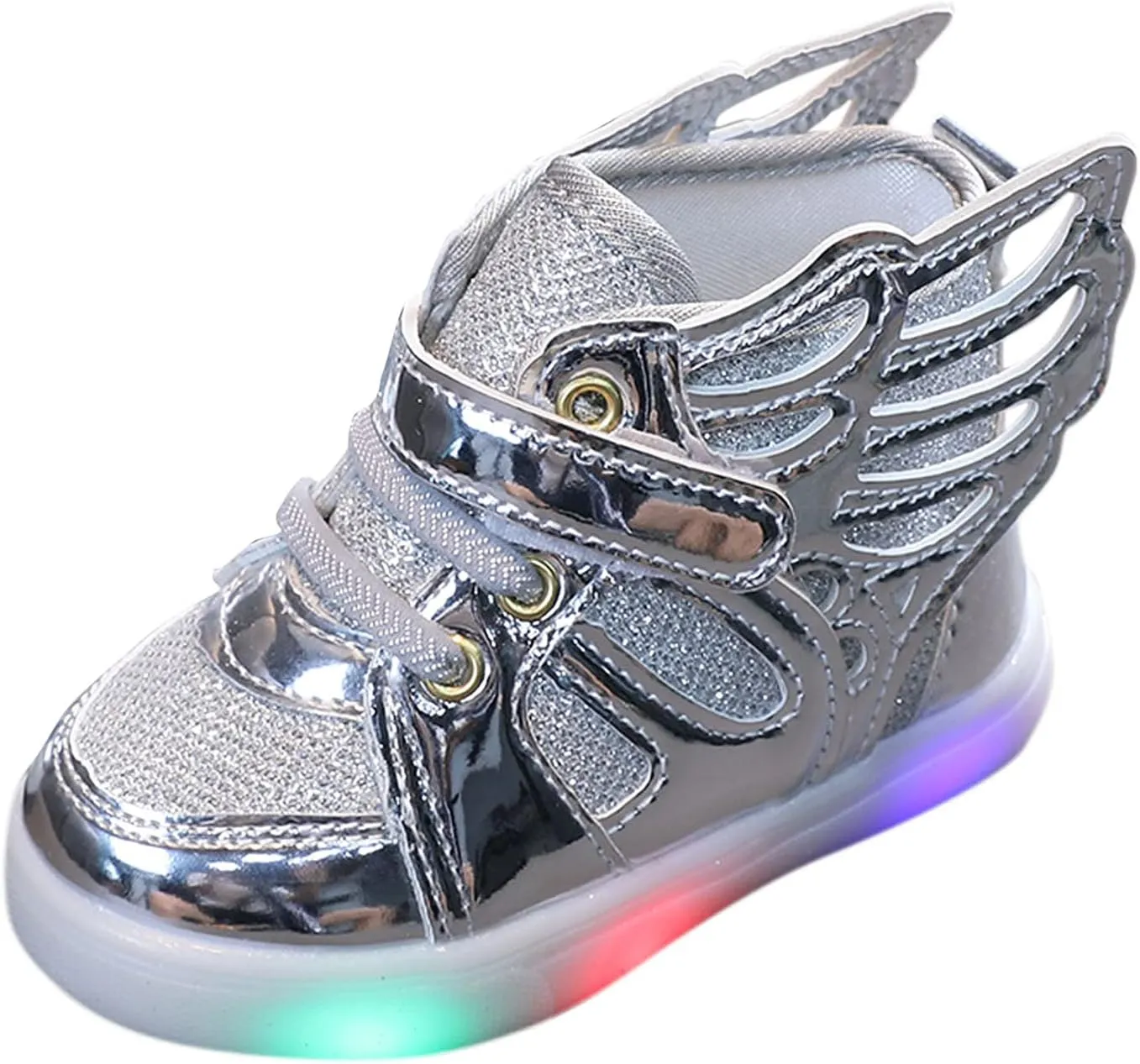 Baby Slip on Shoes Bling Children Luminous Girls Light Led Sneakers Kids Baby Shoes Sport Baby Shoes White Toddler Shoes