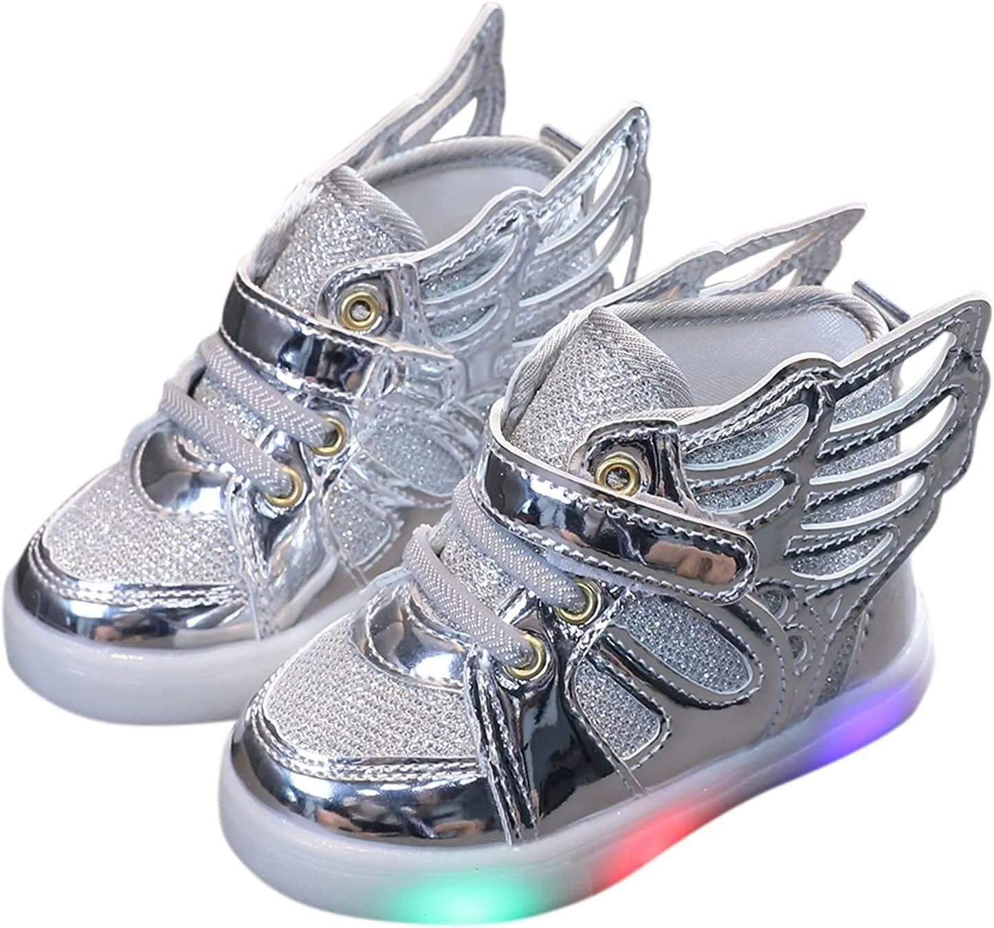 Baby Slip on Shoes Bling Children Luminous Girls Light Led Sneakers Kids Baby Shoes Sport Baby Shoes White Toddler Shoes