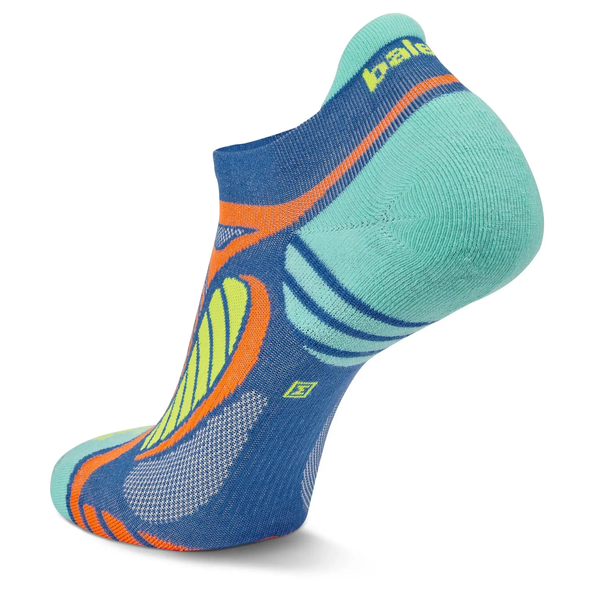 Balega | Ultralight | No Show | Palace Blue/Neon Aqua