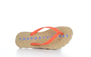 BASE_L Red Rubber Strap Beach Flip-Flops