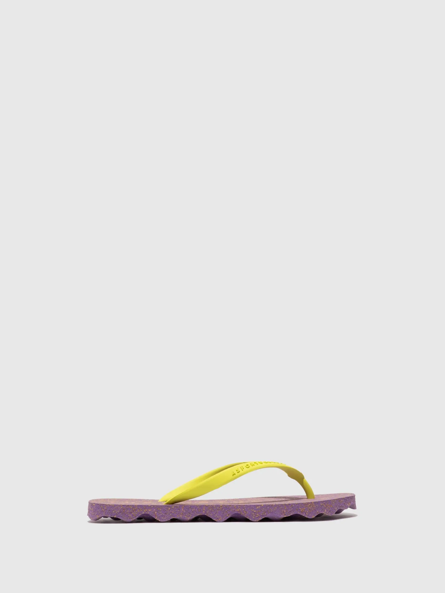 Beach Flip-Flops BASE Yellow & Rubber Strap