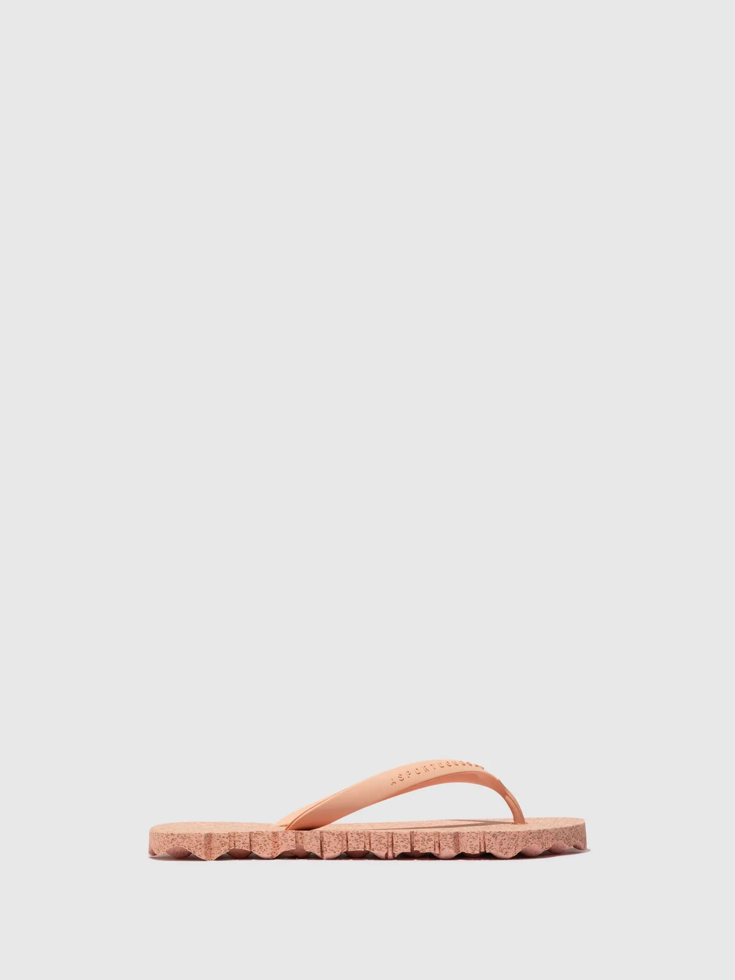 Beach Flip-Flops BUMPY Pink & pink strap
