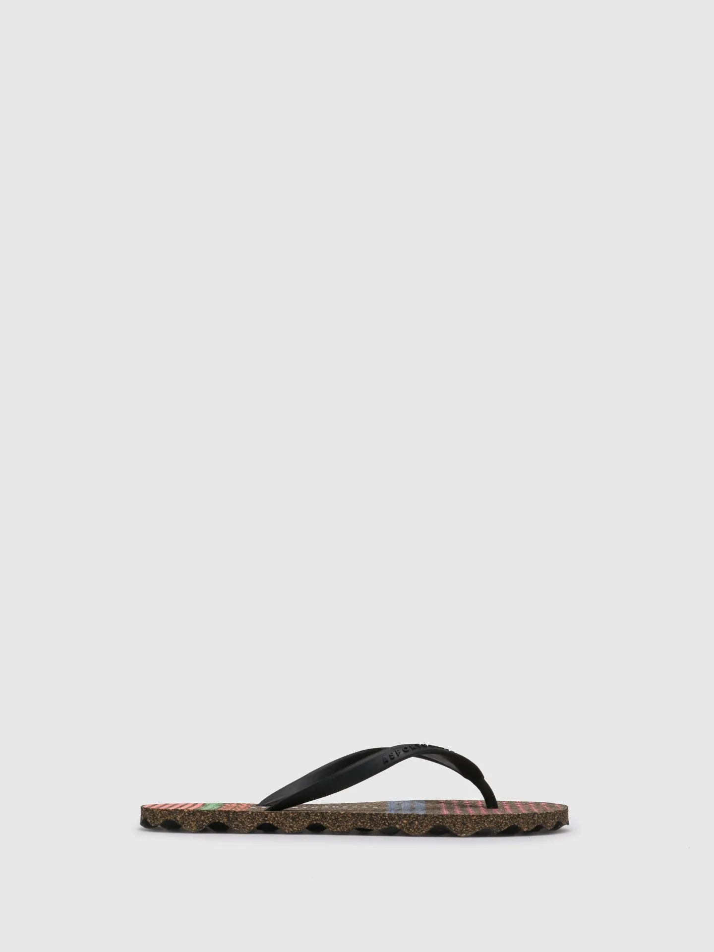 Beach Flip-Flops FLUO Black