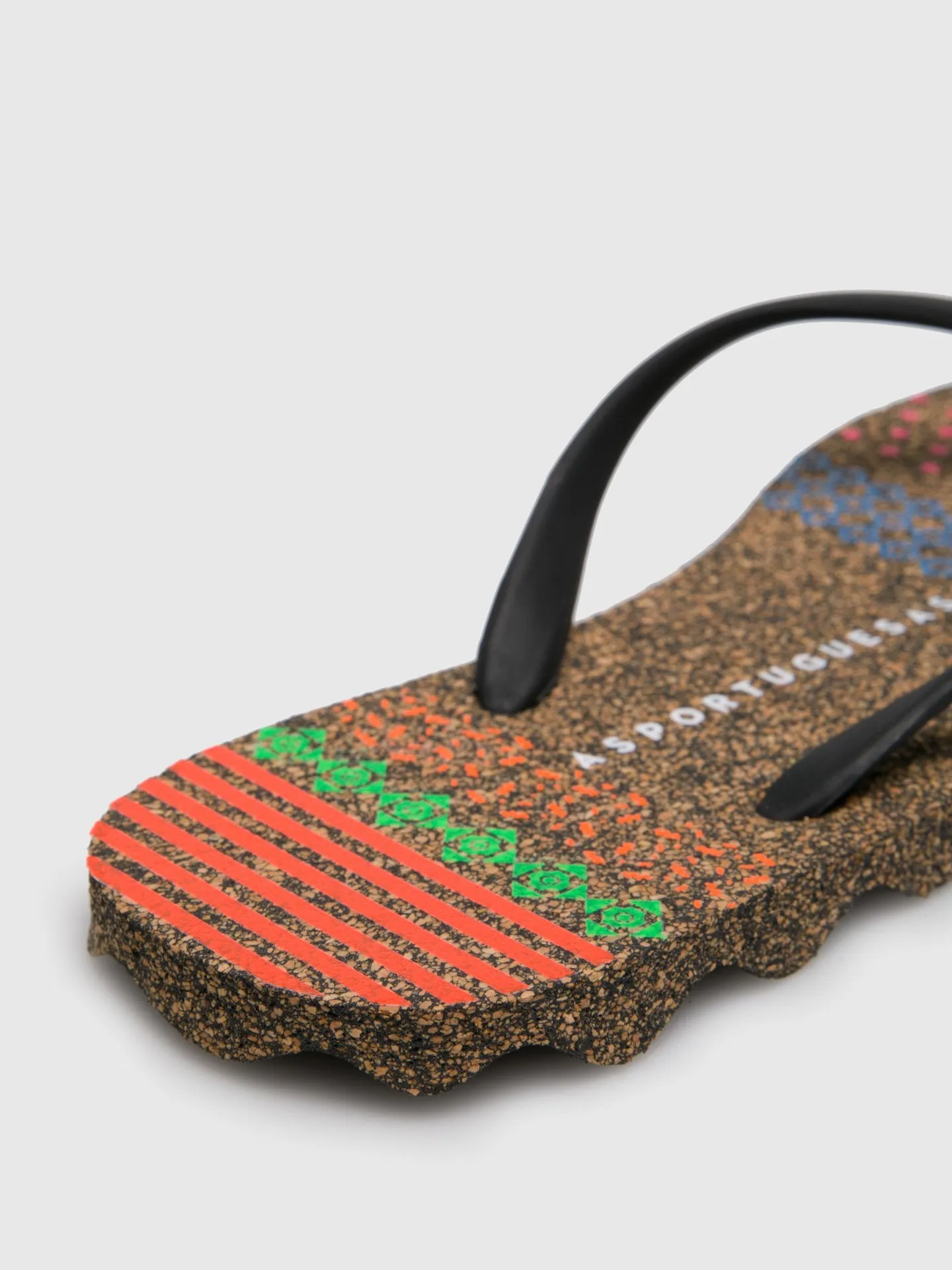 Beach Flip-Flops FLUO Black