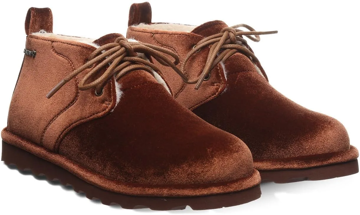 BEARPAW Womens Skye Suede Ankle Chukka Boots