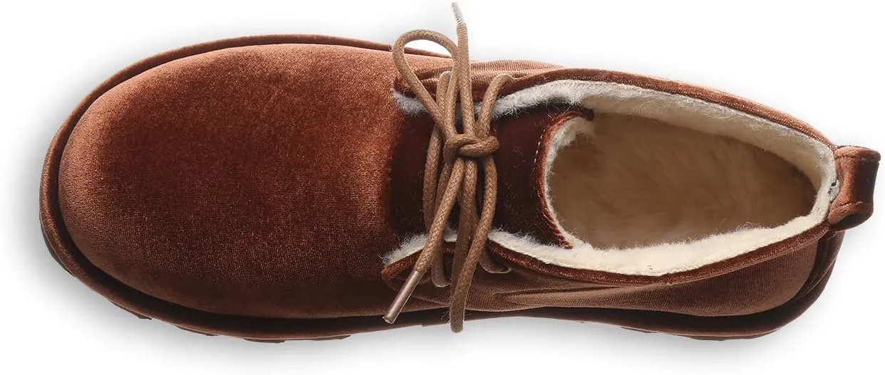 BEARPAW Womens Skye Suede Ankle Chukka Boots