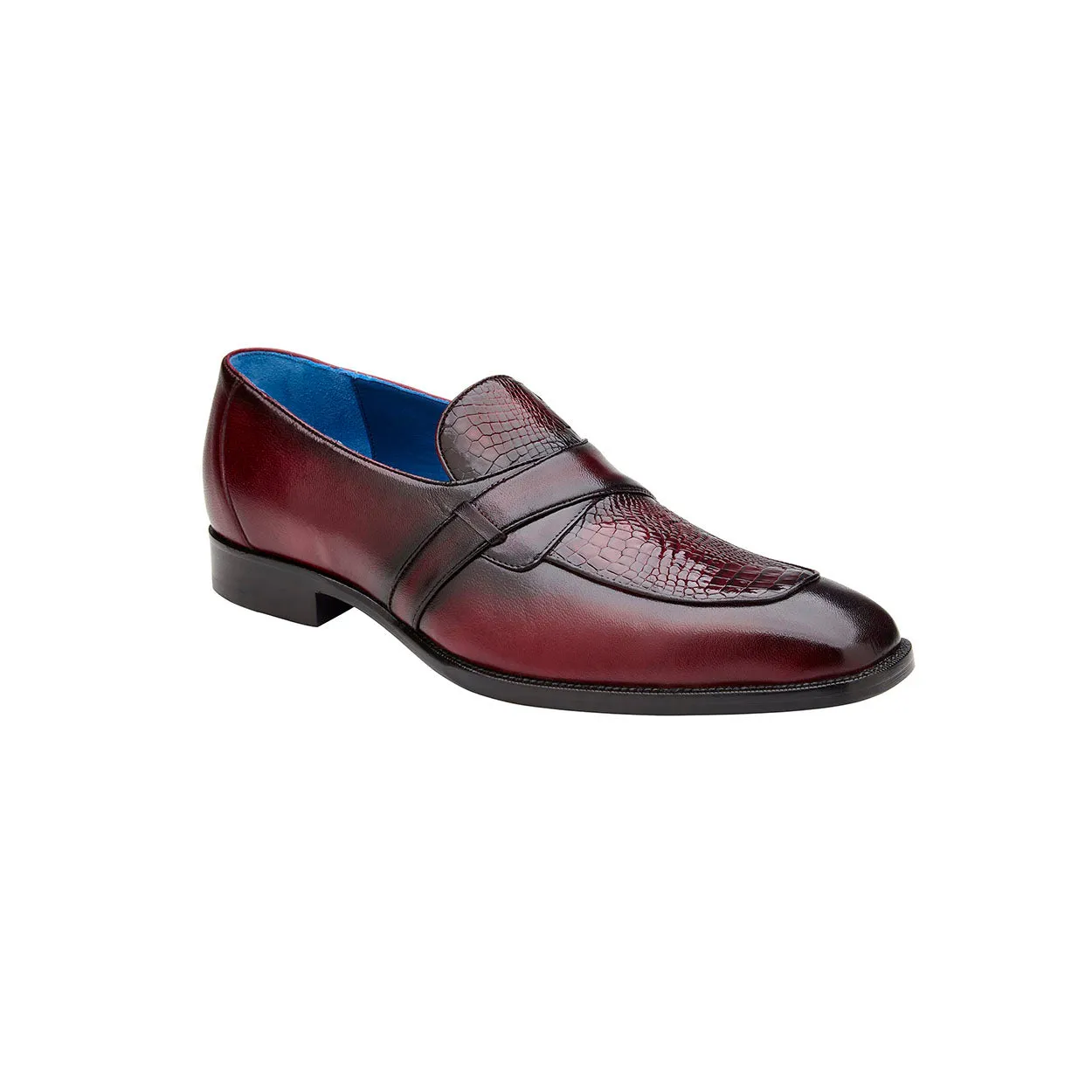 Belvedere Tornado R74 Men's Shoes Alligator / Calf-Skin Leather Slip-on Loafers (BV3173)