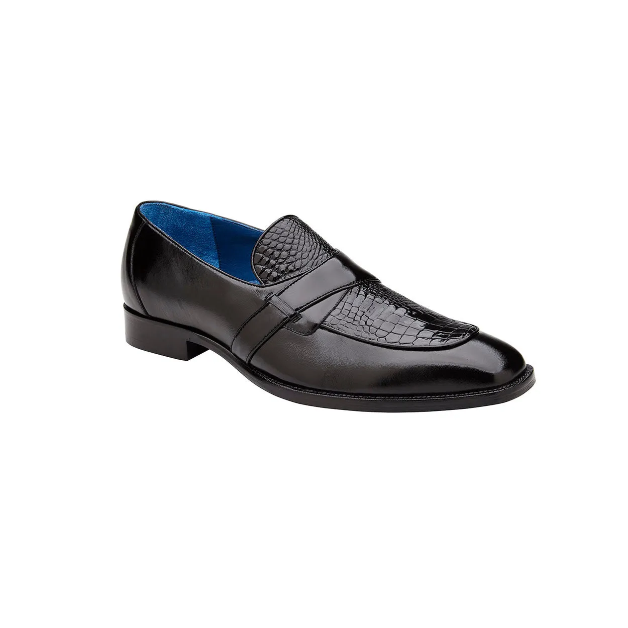 Belvedere Tornado R74 Men's Shoes Alligator / Calf-Skin Leather Slip-on Loafers (BV3173)