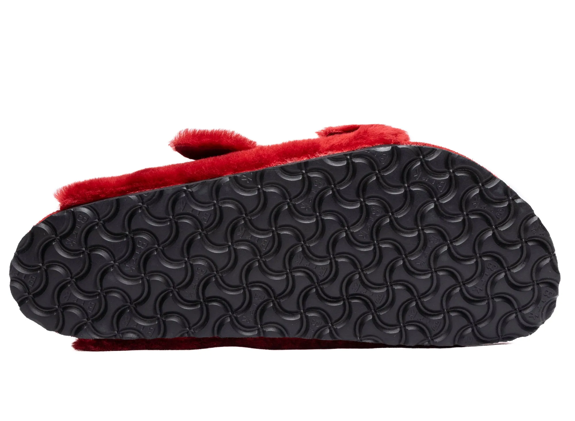 Birkenstock Arizona 1774 in Shearling Red xld