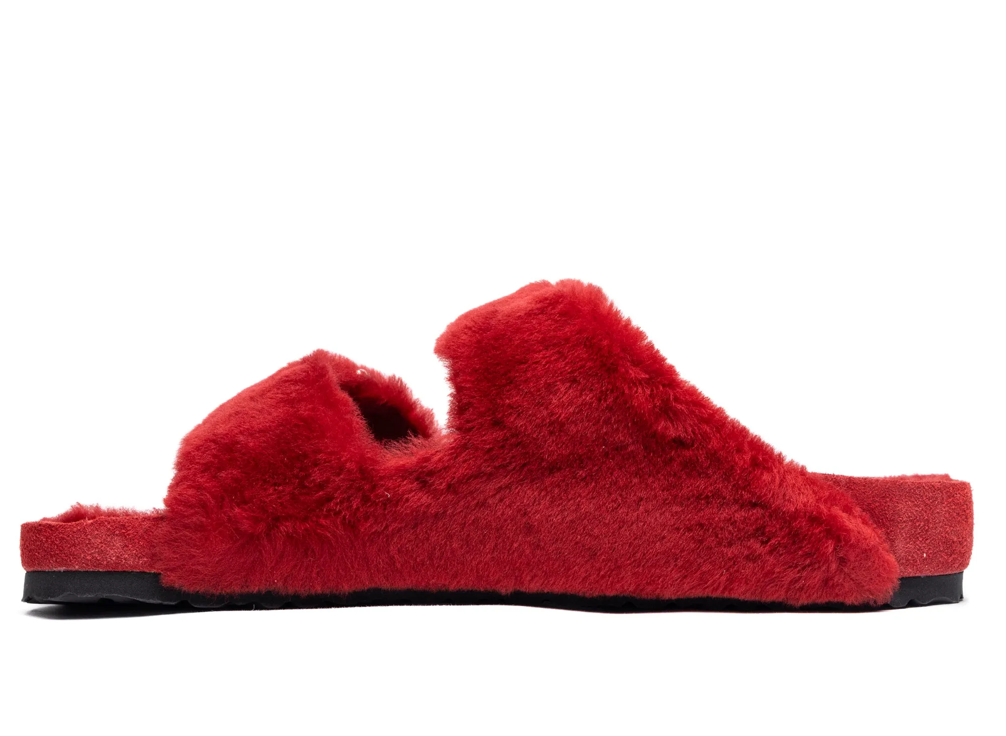 Birkenstock Arizona 1774 in Shearling Red xld