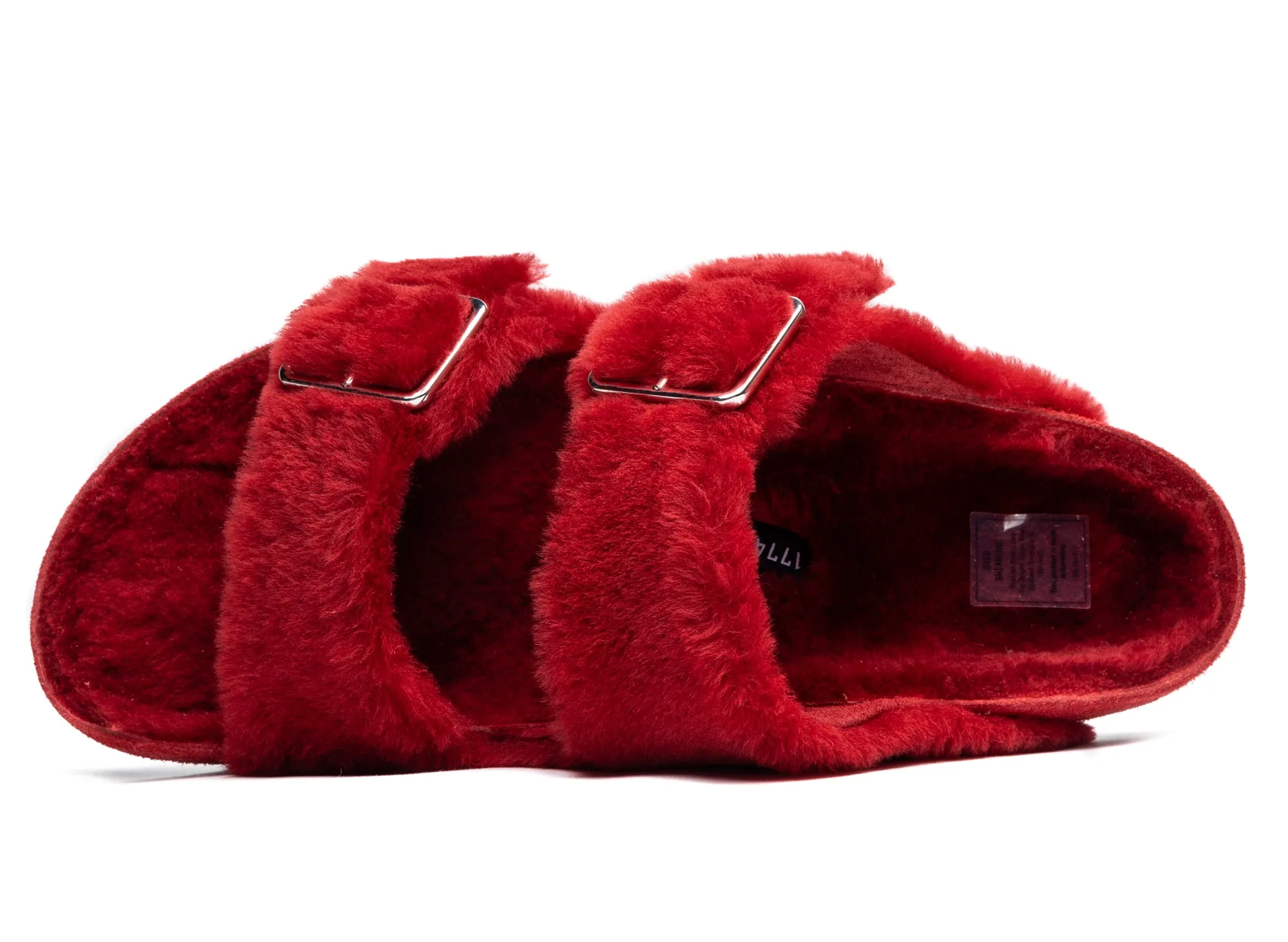 Birkenstock Arizona 1774 in Shearling Red xld
