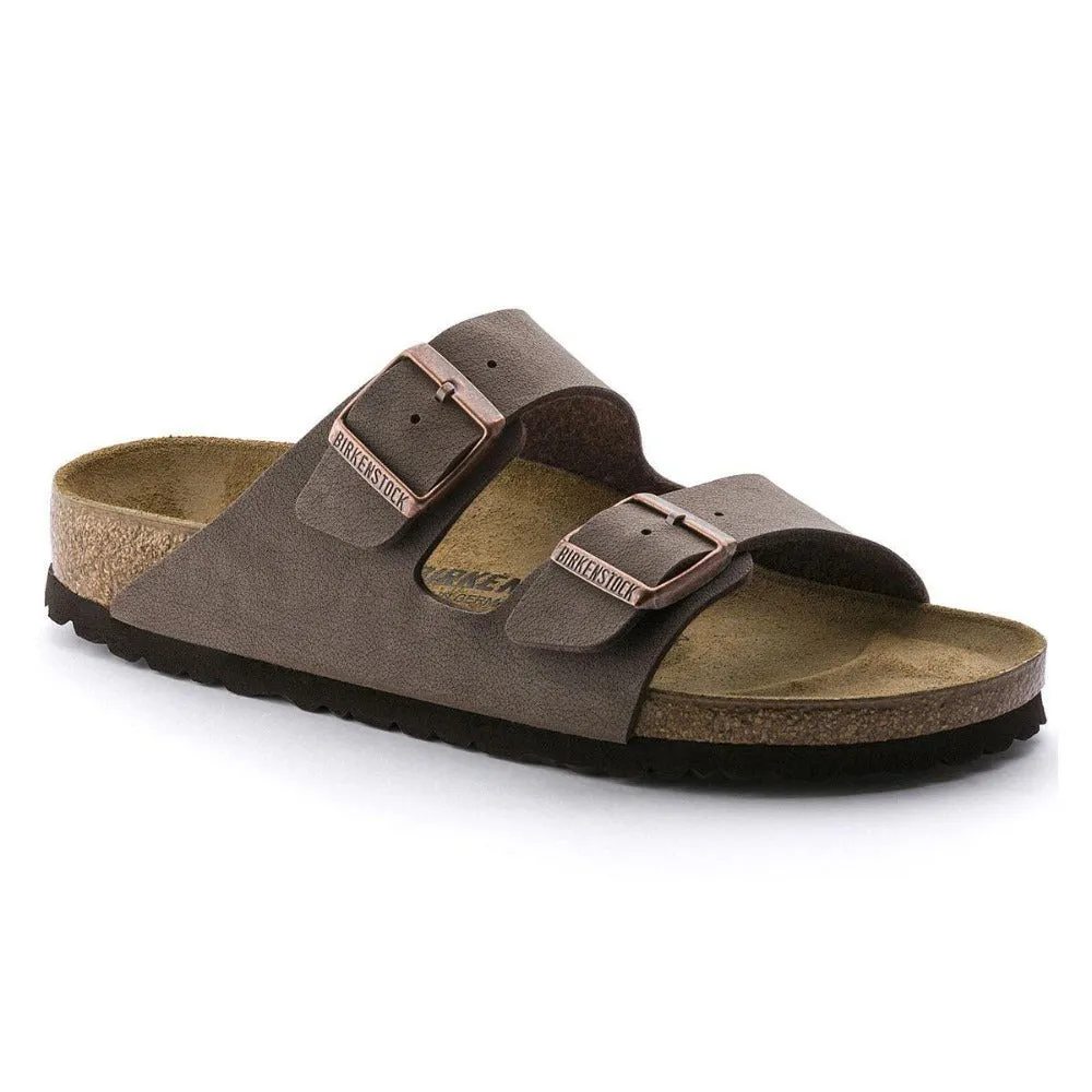 Birkenstock Arizona Birko-Flor Nubuck Sandals - Narrow - Mocca