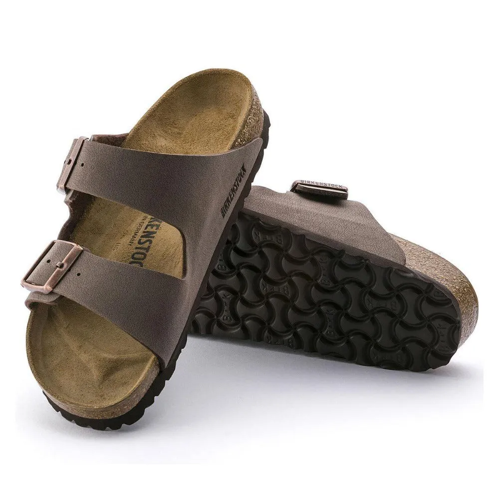 Birkenstock Arizona Birko-Flor Nubuck Sandals - Narrow - Mocca