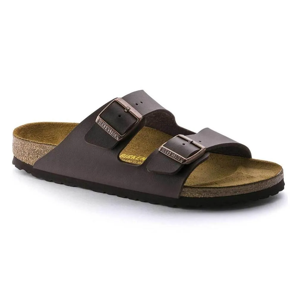 Birkenstock Arizona Birko-Flor Sandals - Regular - Dark Brown