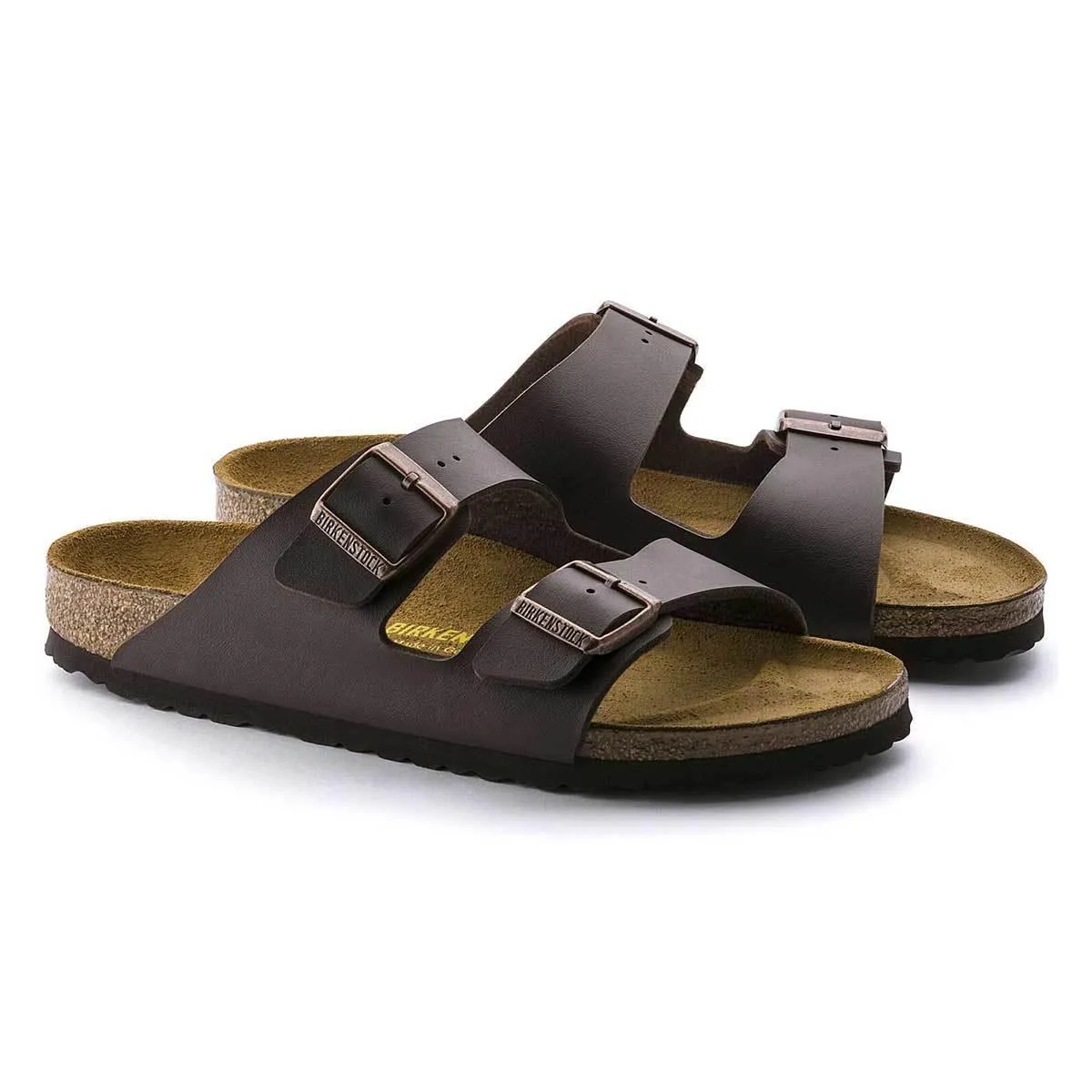Birkenstock Arizona Birko-Flor Sandals - Regular - Dark Brown