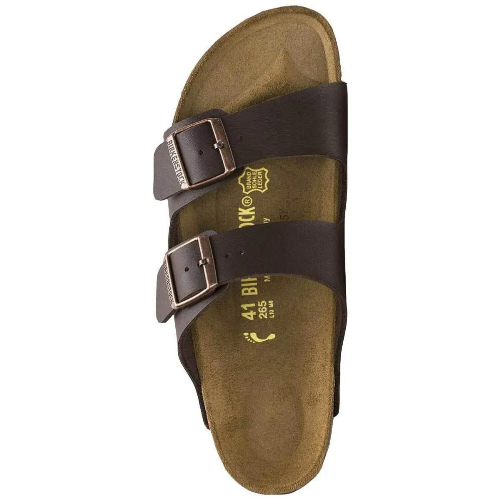 Birkenstock Arizona Birko-Flor Sandals - Regular - Dark Brown