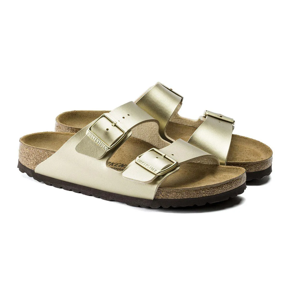 Birkenstock Arizona Birko-Flor Sandals - Regular - Gold