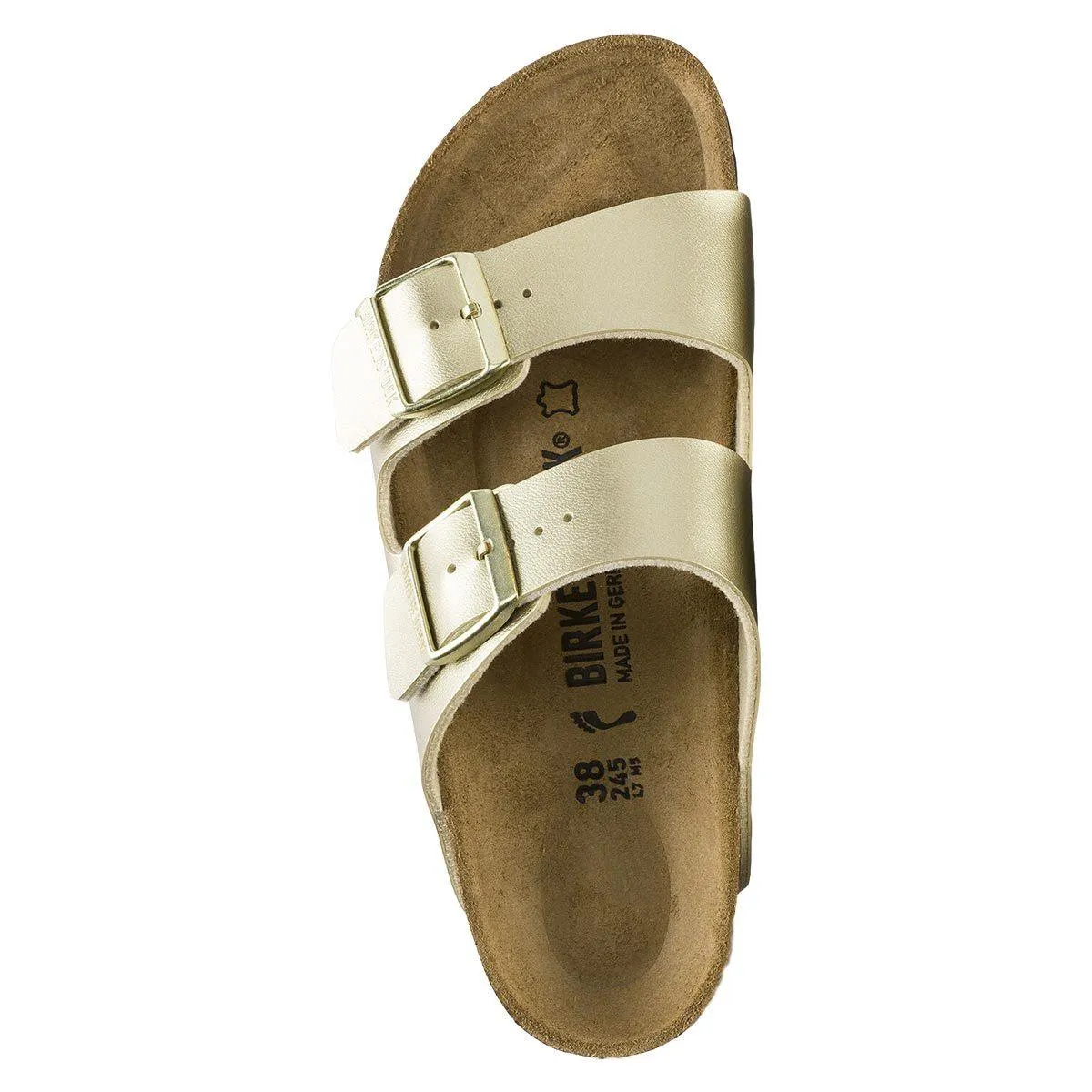 Birkenstock Arizona Birko-Flor Sandals - Regular - Gold