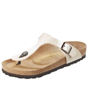 BIRKENSTOCK GIZEH PEARL WHITE BF REGULAR