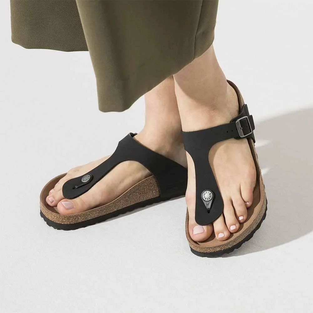 Birkenstock Gizeh Vegan Sandals - Regular- Black
