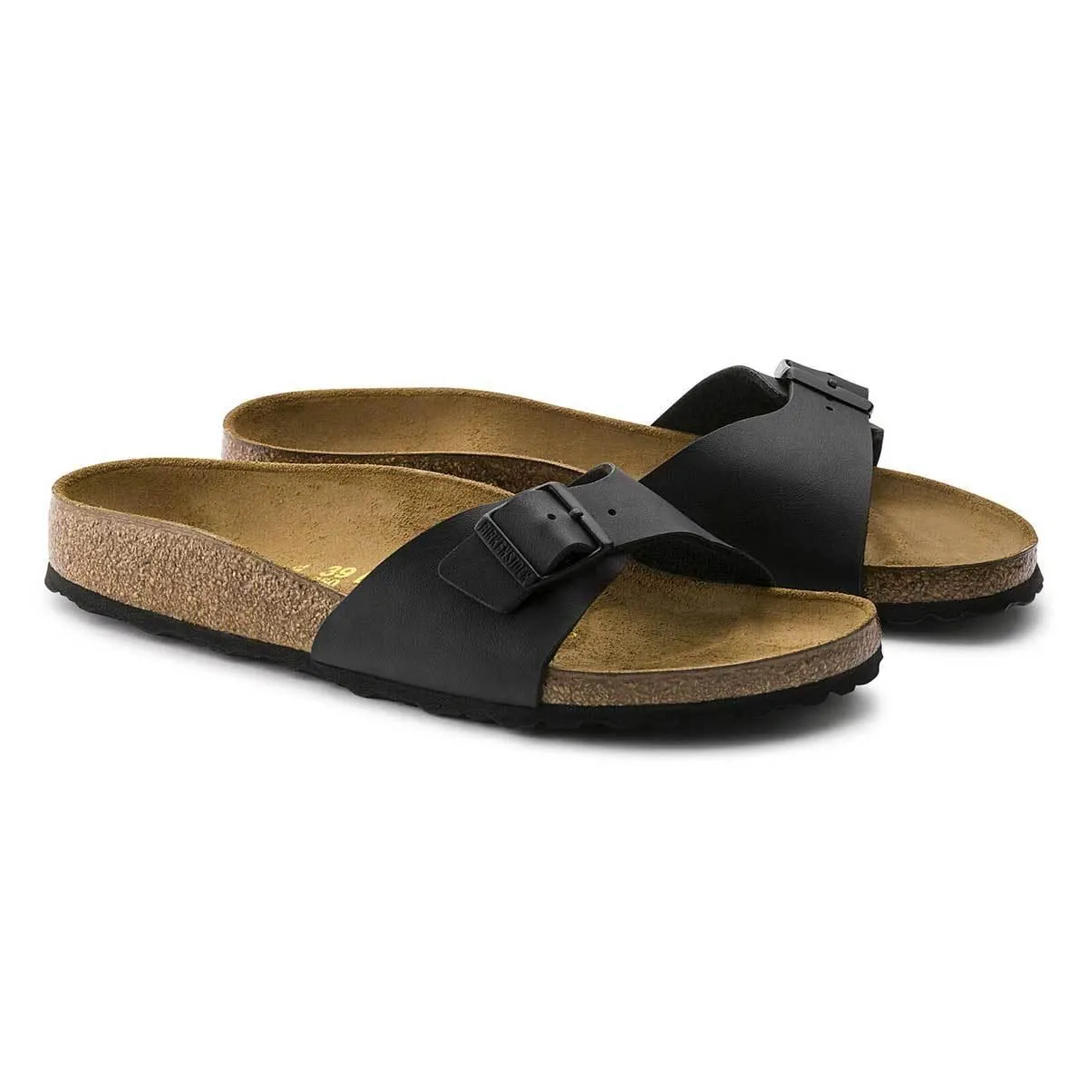 Birkenstock Madrid Birko-Flor Sandals - Regular - Black