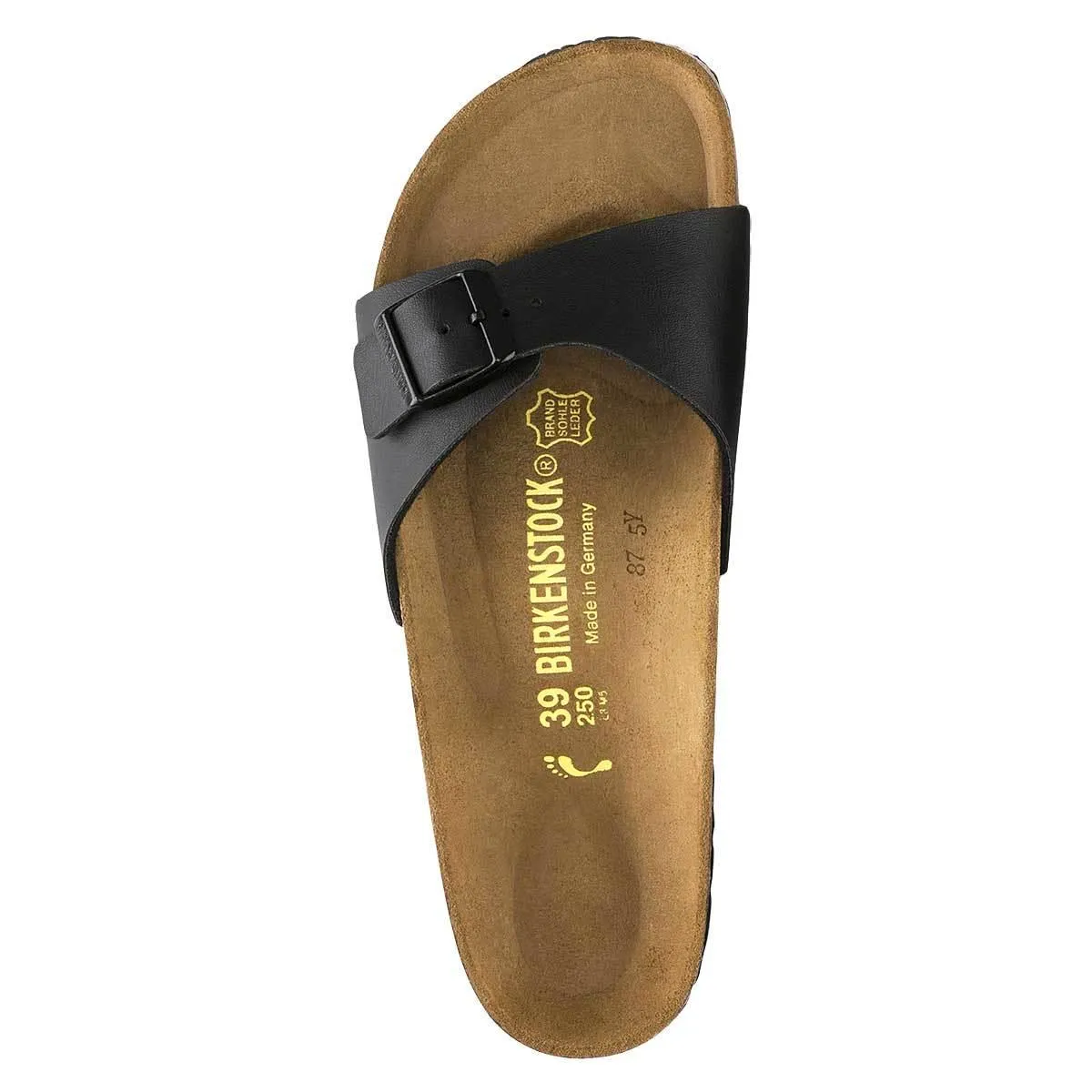 Birkenstock Madrid Birko-Flor Sandals - Regular - Black