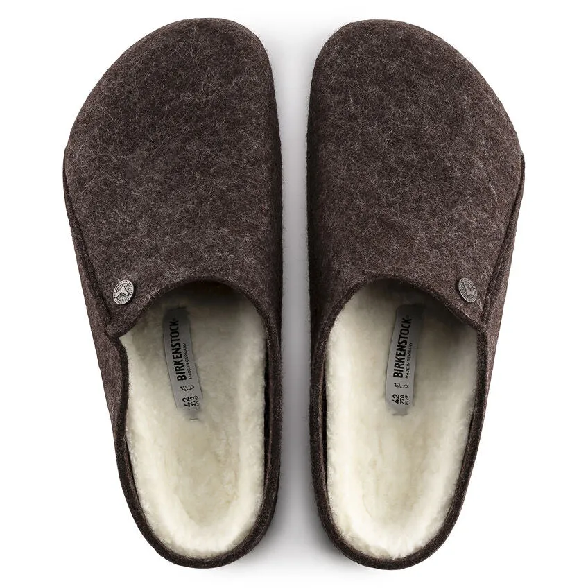 Birkenstock Unisex Zermatt Shearling Wool Felt - Mocha