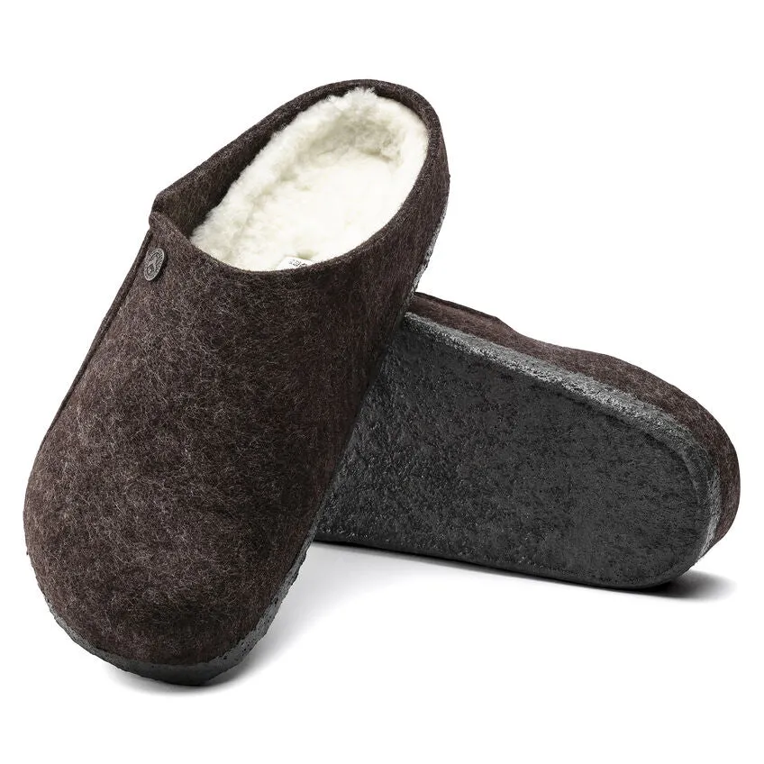 Birkenstock Unisex Zermatt Shearling Wool Felt - Mocha