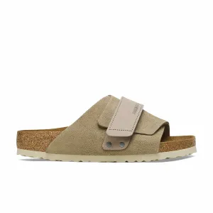 Birkenstock Women's Nubuck-Suede Leather Kyoto - Narrow (Taupe)
