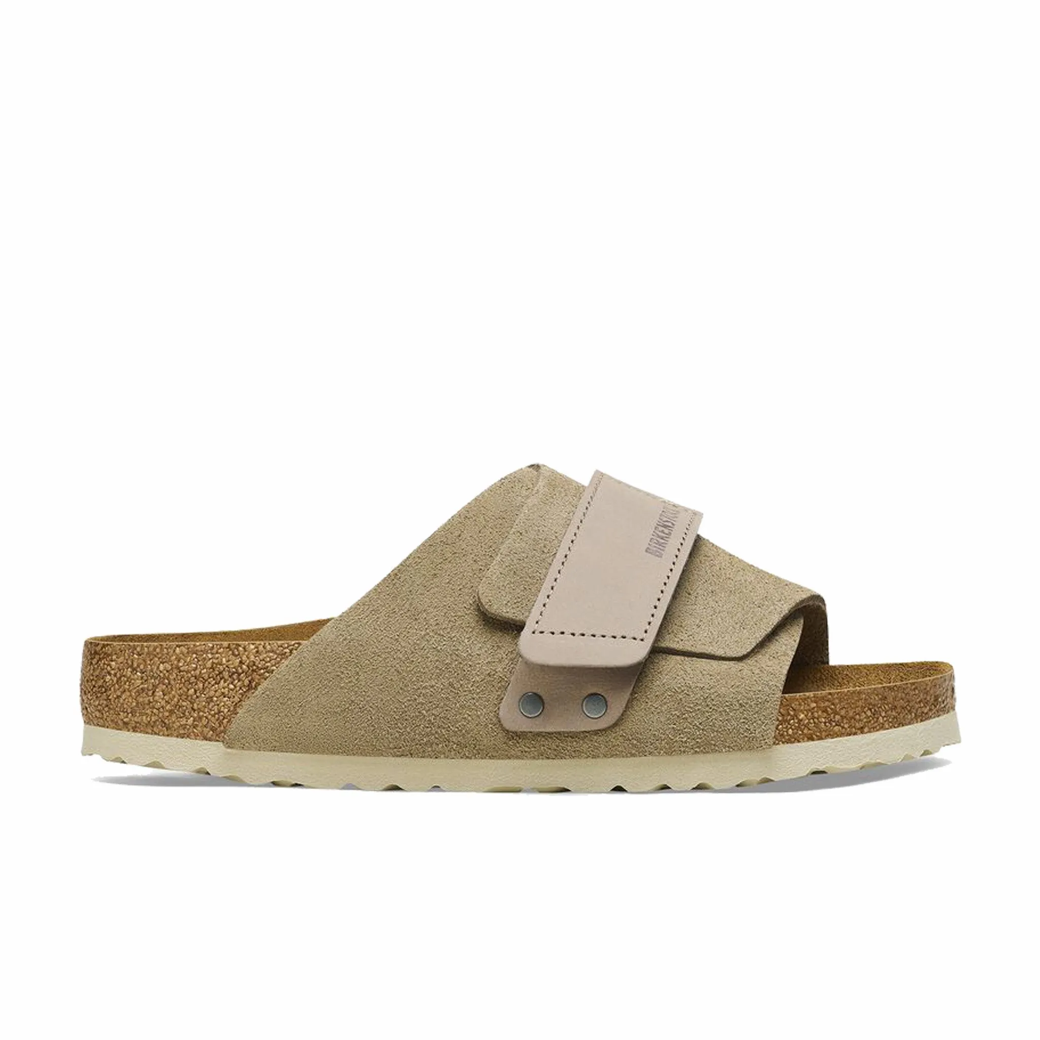 Birkenstock Women's Nubuck-Suede Leather Kyoto - Narrow (Taupe)