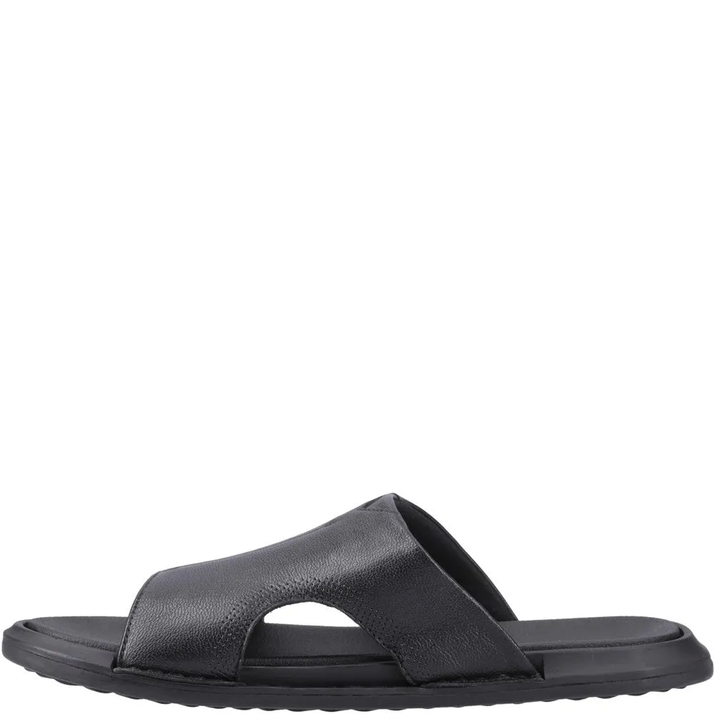 Black Callum Slide Sandals