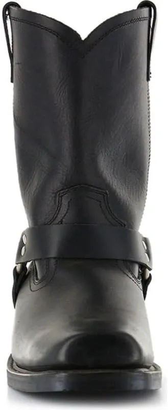 Black Vintage Western Boots Brown Cowboy Boots Leather Square Toe Lightweight Comfortable Traditional Country Boot Dress Boots