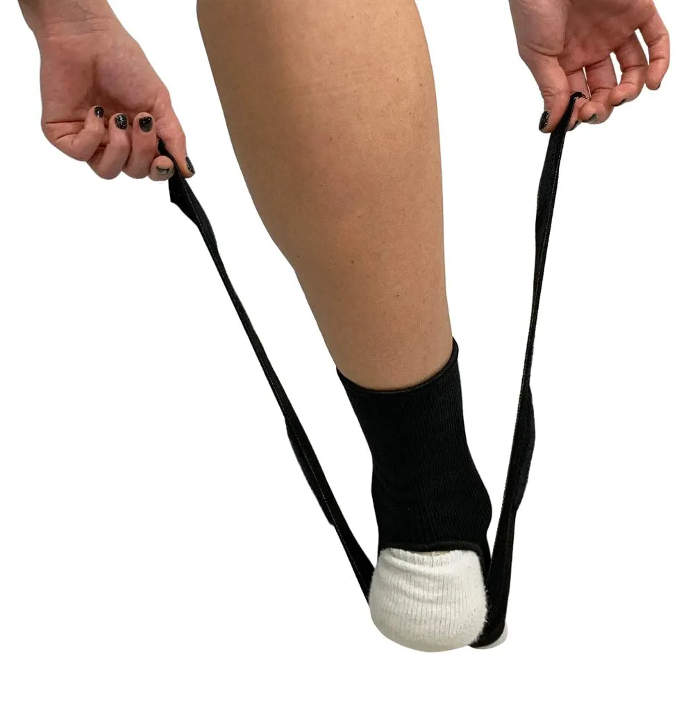Blue Jay An Elite Healthcare Brand Adjustable Ankle Wrap, Black, Medium Ankle Support Brace for Injury Recovery - Elastic Ankle Support Brace
