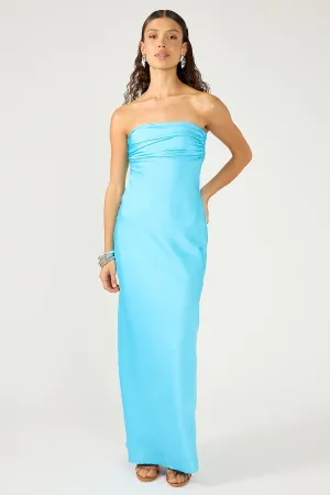 Blue Linen Dress