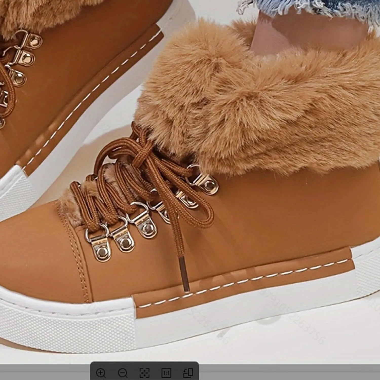 Boots Women Snow Shoes Outdoor Ski Boots Thickening Womens Snow Boots Plush Lined Winter Walking Shoes For Men