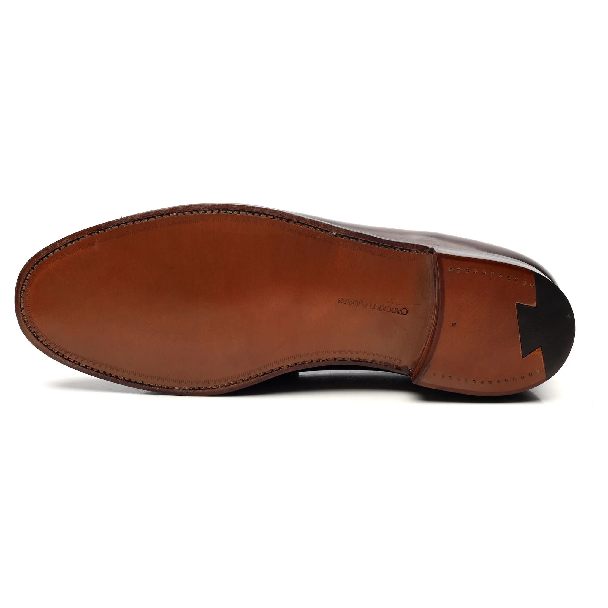 'Boston' Burgundy Leather Loafers UK 9.5 E