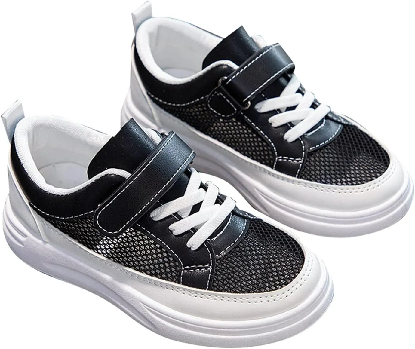 Boys Girls Mesh Breathable Non Slip Tennis Shoes Casual Running Sports Walking Athletic Shoes Wedges for Girls Size 4