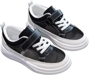 Boys Girls Mesh Breathable Non Slip Tennis Shoes Casual Running Sports Walking Athletic Shoes Wedges for Girls Size 4