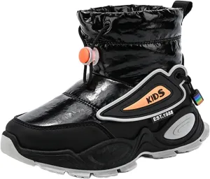 Boys Girls Snow Boots Thermals Winter Boots Water Resistant Non Slip Cold Weather Shoes Tall Fr Lined Boots Girls